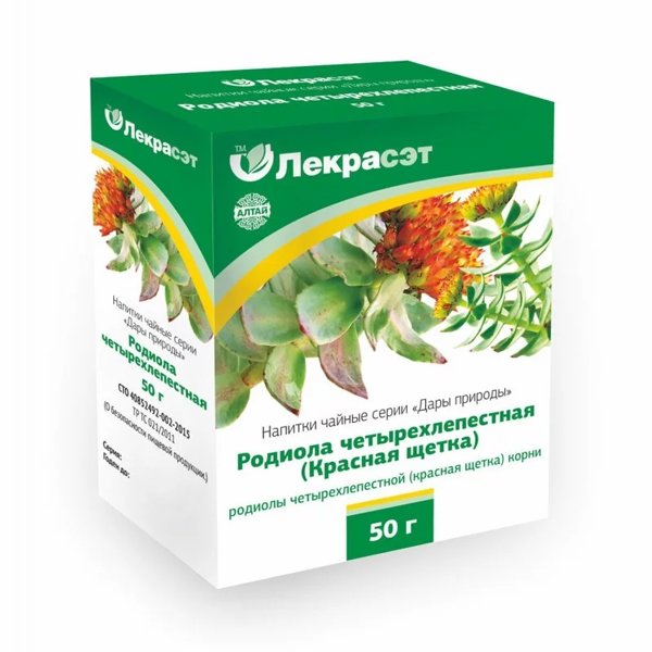 Lekraset Kräutertee Rhodiola quadrifida Rosenwurzgewächs, 50 g